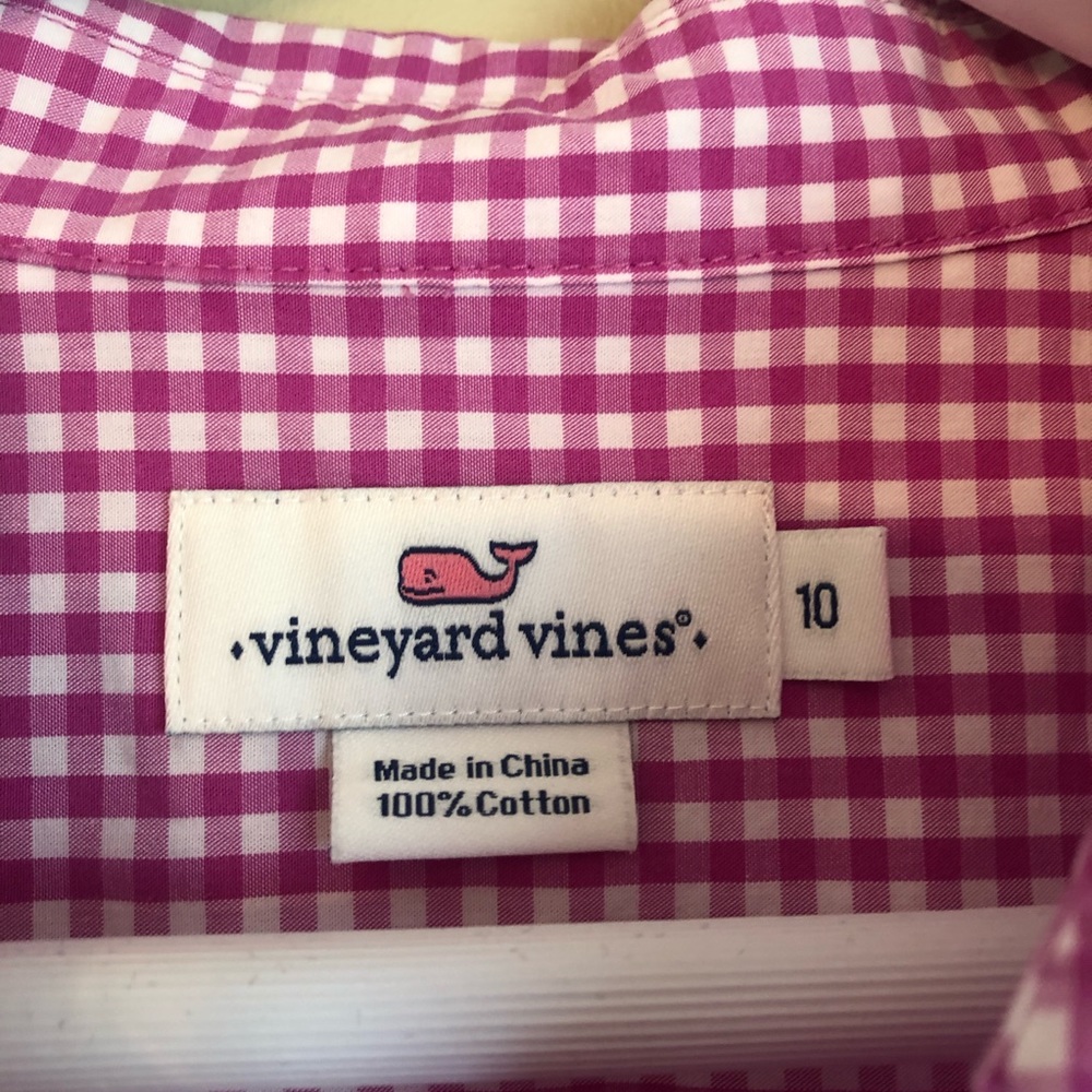 Vineyard Vines Half Button Checkered Popover - image 4